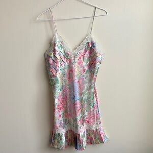 Pastel Vintage Victoria Secret Slip Dress